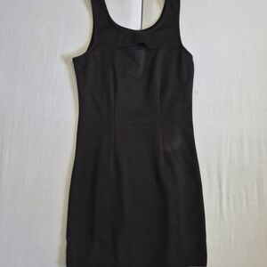 Classic Black Sleeveless Sheath Dress - Women